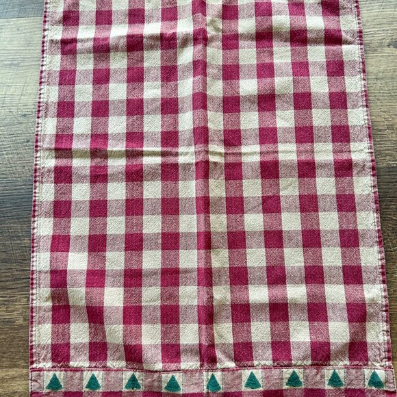 Vintage Christmas Kitchen Towel, Christmas Towel, Rustic Themed Holiday Towel - Picture 4 of 5